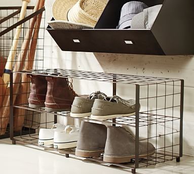 Порядок в шкафу: металлическая решётка для обуви
