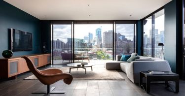 Роскошные интерьеры квартир с панорамными окнами