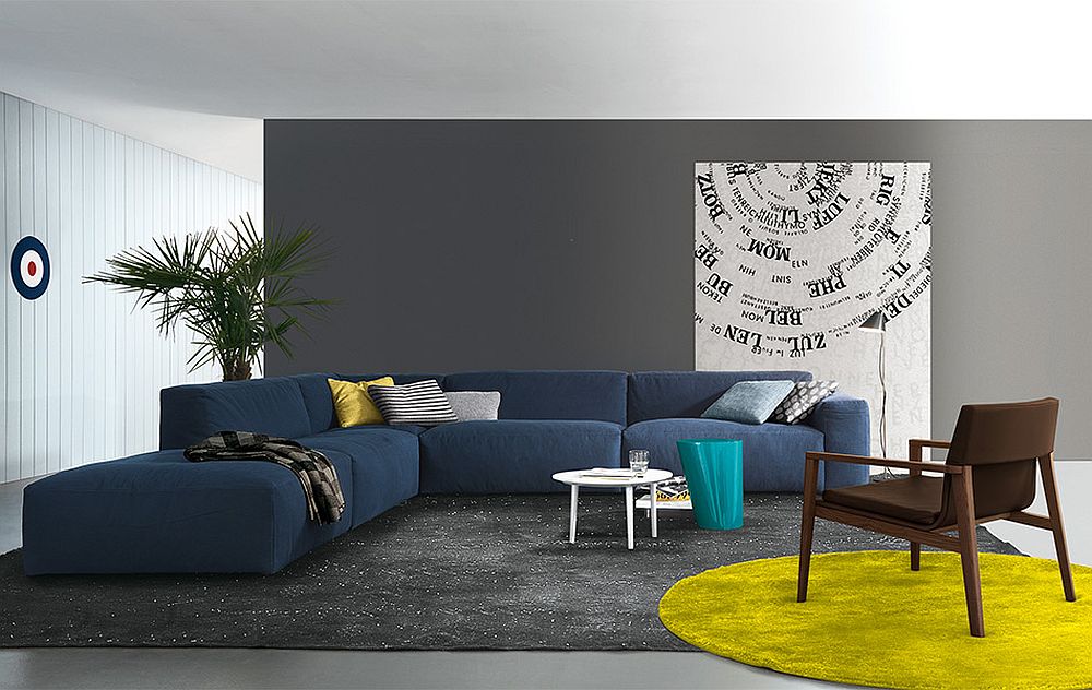 Секционные диваны для гостиной от компании Jesse, Италия