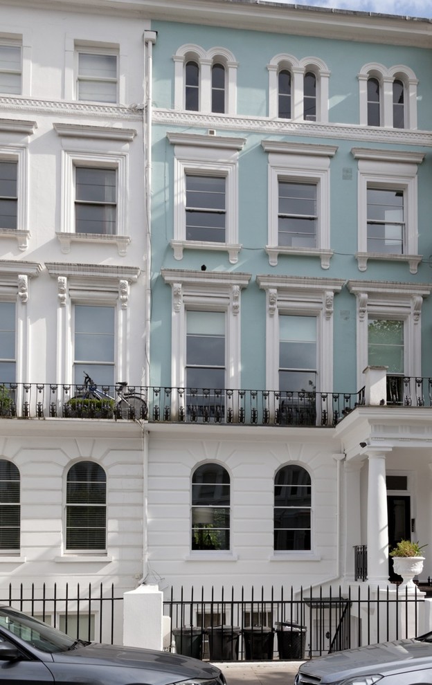 Интерьер квартиры в Лондоне: фасад дома