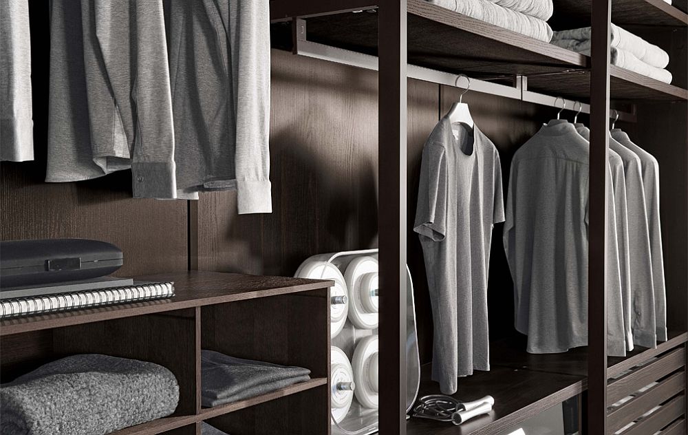 Идеи гардеробной комнаты - шкаф Pass подходит для интерьера в современном стиле