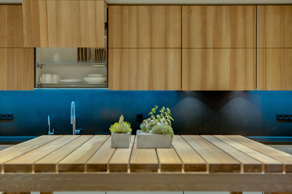 Крутой интерьер кухни современного лофта