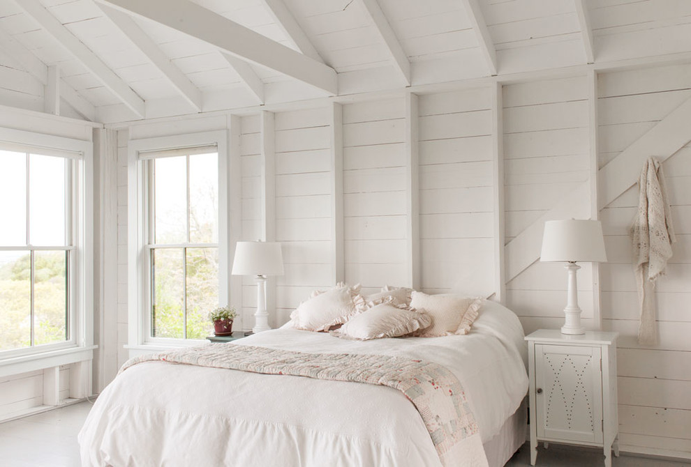 Особенности дизайна спальни в деревянном доме
