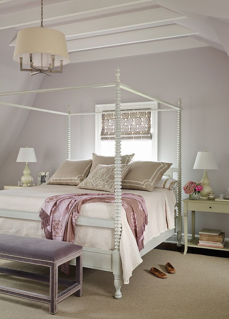 Спальня в викторианском стиле на любой вкус: кровать с балдахином