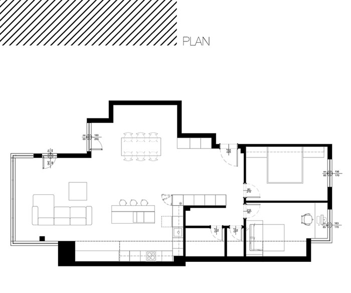 Уютный интерьер квартиры: схема жилища