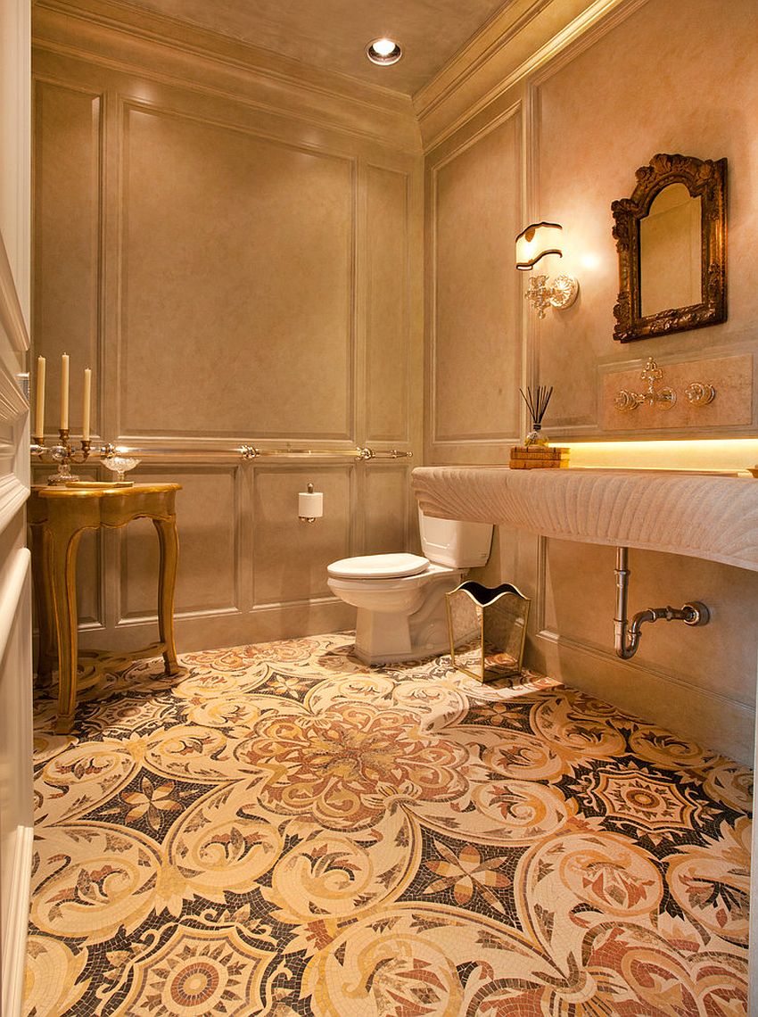 Ванная в викторианском стиле у вас дома: металлические детали. Фото 2