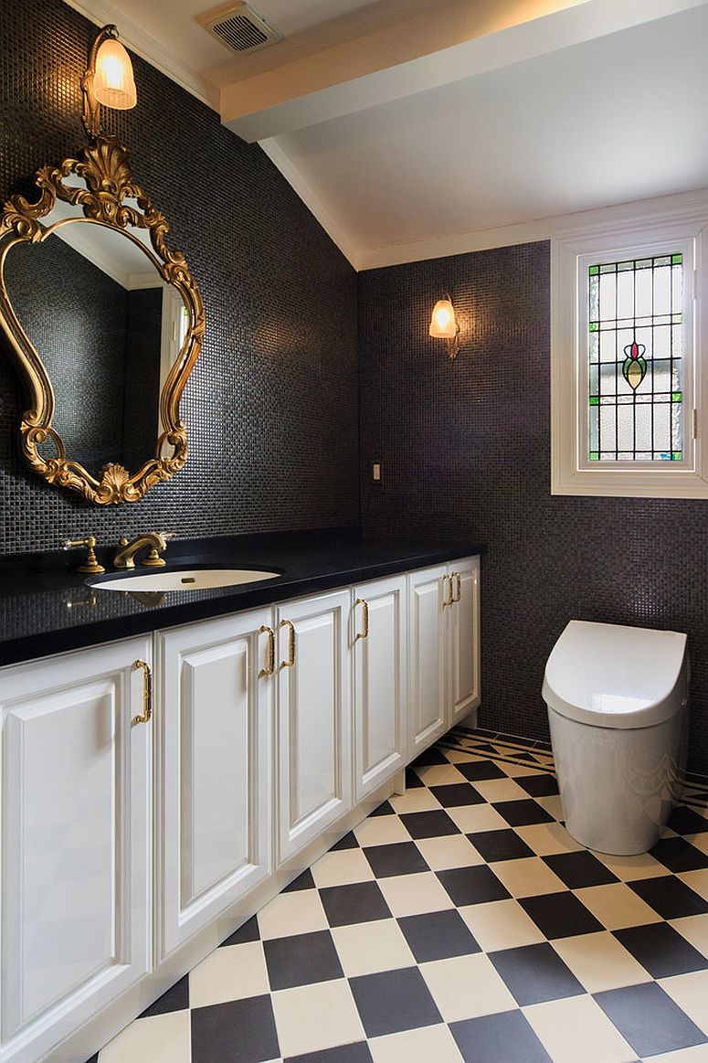 Ванная в викторианском стиле у вас дома: металлические детали. Фото 1