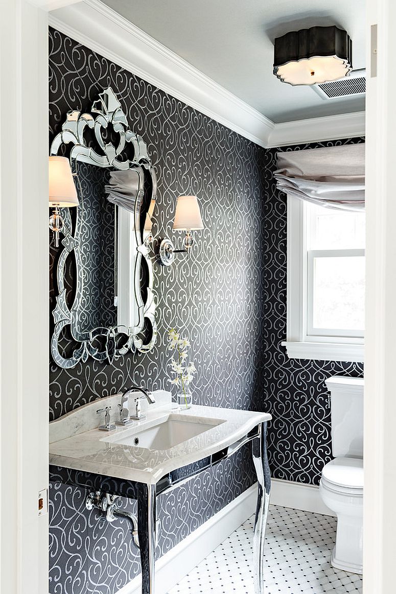 Ванная в викторианском стиле у вас дома: металлические детали. Фото 4