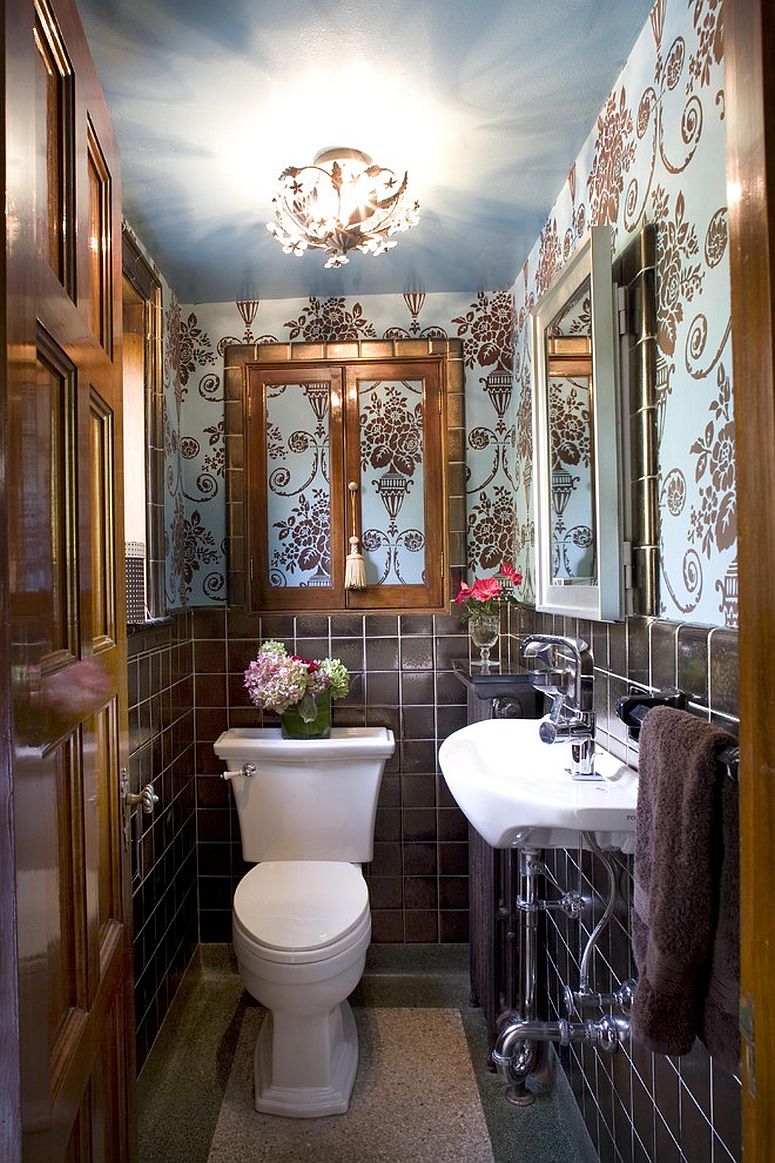 Ванная в викторианском стиле у вас дома: металлические детали. Фото 5