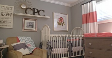 Дизайн интерьера комнаты для новорожденных