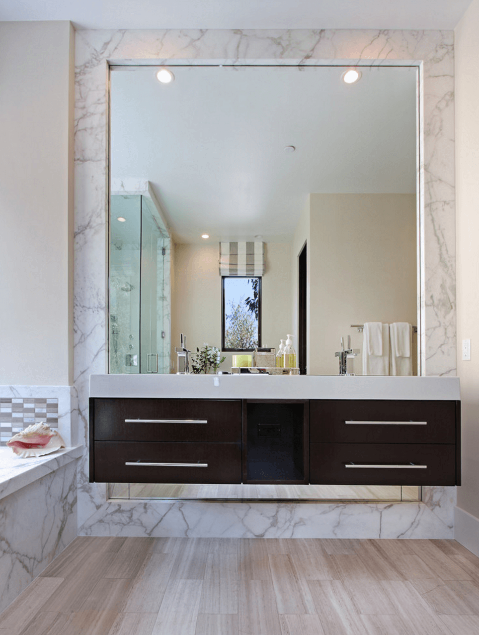 зеркало в ванную фото в интерьере